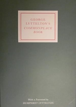 Bild des Verkufers fr George Lyttelton's Commonplace Book zum Verkauf von WeBuyBooks