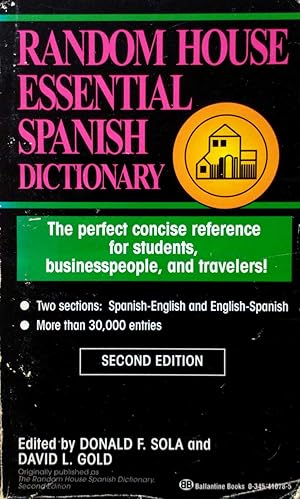 Bild des Verkufers fr Random House Essential Spanish Dictionary zum Verkauf von Kayleighbug Books, IOBA