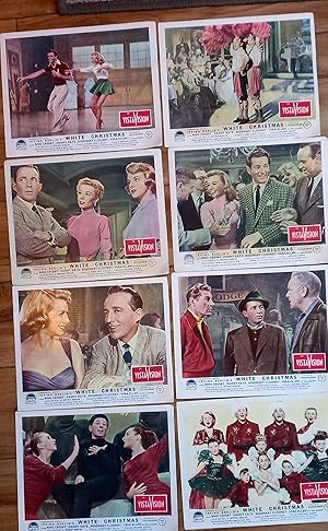 Irving Berlin's "WHITE CHRISTMAS" in Colour by Technicolor. Cert "U". A STUNNING SET OF 8 "FRONT ...