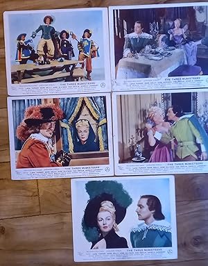 Alexander Dumas's "THE THREE MUSKETEERS" Starring Lana Turner and Gene Kelly. A SCARCE SET OF 5 O...