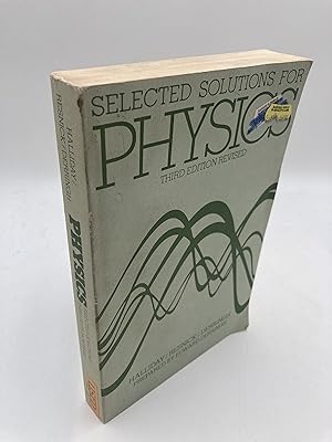 Imagen del vendedor de Selected Solutions for Physics, Third Edition Revised a la venta por thebookforest.com