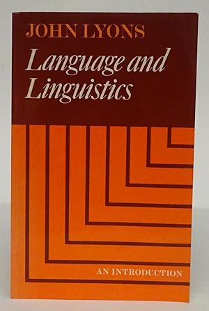 Seller image for Language and Linguistics. An Introduction. for sale by Der Buchfreund