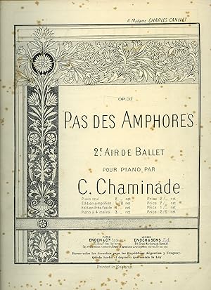 Imagen del vendedor de Pas des Amphores (Deuxime Air de Ballet) | Opus 37 (b) [Vintage Piano Solo Sheet Music] E. & S. No. 4978 a la venta por Little Stour Books PBFA Member