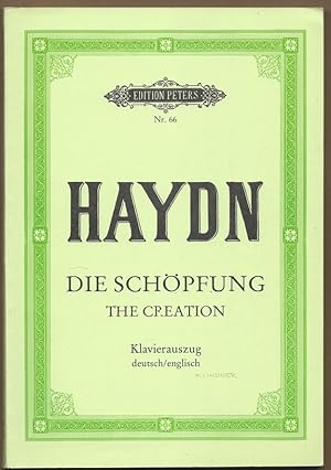 Imagen del vendedor de Die Schpfung / The Creation. Oratorium fr drei Solostimmen, Chor und Orchester (= Edition Peters, Nr. 66). Klavierauszug. a la venta por Antiquariat Bcherstapel