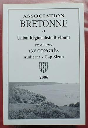 Bulletin et mémoire de l'Association Bretonne et Union Régionaliste Bretonne - congrès de Audiern...