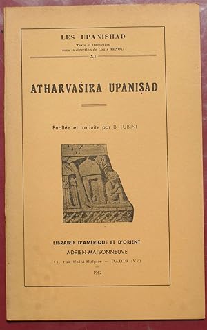 les Upanishad - XI - atharvasira Upanisad