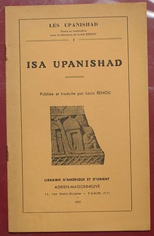 les Upanishad - I - Isa Upanishad