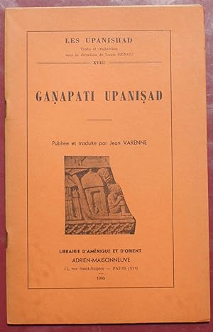 les Upanishad - XVIII - Ganapati Upanisad