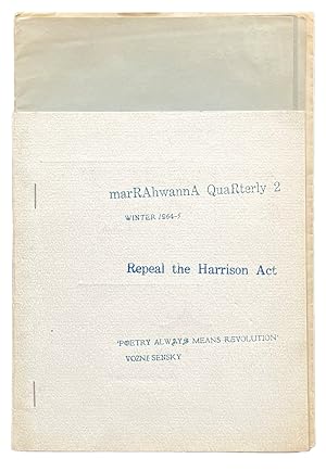 The MarRAhwannA QuaRterly, [vol.] 1, no. 2. 1964-65