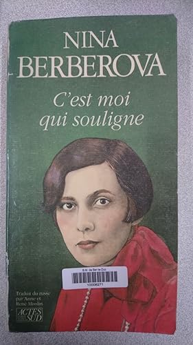 Seller image for C'est moi qui souligne for sale by Dmons et Merveilles