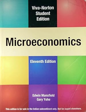 Imagen del vendedor de Microeconomics: 11th Edition a la venta por Kayleighbug Books, IOBA