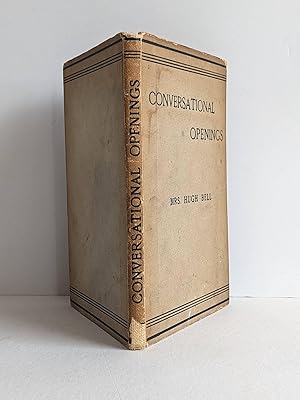 Image du vendeur pour 1899 CONVERSATIONAL OPENINGS & ENDINGS - CONVERSATION as a CHESS GAME during Social Gatherings mis en vente par Blank Verso Books