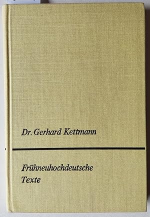 Seller image for Frhneuhochdeutsche Texte. for sale by Versandantiquariat Kerstin Daras