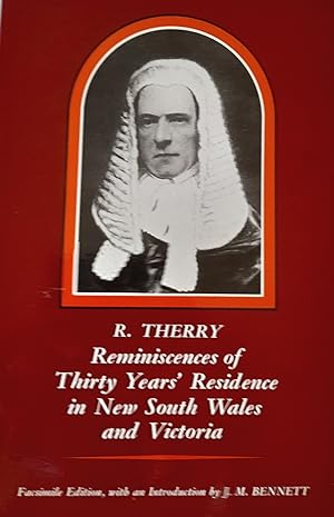 Seller image for Reminiscences of Thirty Years' Residence in New South Wales and Victoria. for sale by Banfield House Booksellers