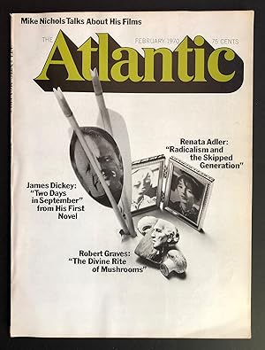 Image du vendeur pour The Atlantic, Volume 225, Number 2 (Atlantic Monthly Magazine, February 1970) - includes The Divine Rite of Mushrooms by Robert Graves mis en vente par Philip Smith, Bookseller