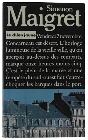 LE CHIEN JAUNE - Le commissaire Maigret: