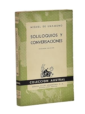Image du vendeur pour SOLILOQUIOS Y CONVERSACIONES mis en vente par Librera Monogatari