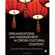 Immagine del venditore per Organizations and Management in Cross-cultural Context venduto da eCampus