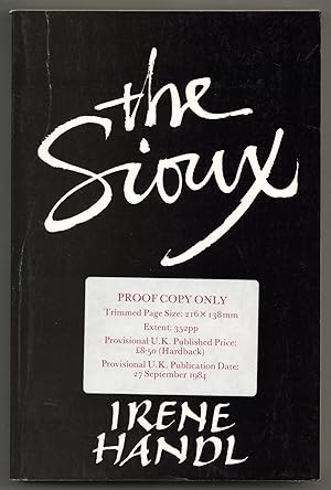 Image du vendeur pour The Sioux mis en vente par Between the Covers-Rare Books, Inc. ABAA