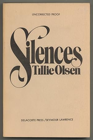 Imagen del vendedor de Silences a la venta por Between the Covers-Rare Books, Inc. ABAA