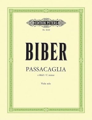 Immagine del venditore per Passacaglia from Mystery Sonatas Transcribed for Viola : Transcribed for Viola venduto da GreatBookPricesUK