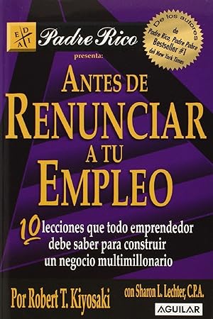 Seller image for Antes De Renunciar a Tu Empleo (Spanish Edition) for sale by Librairie Cayenne
