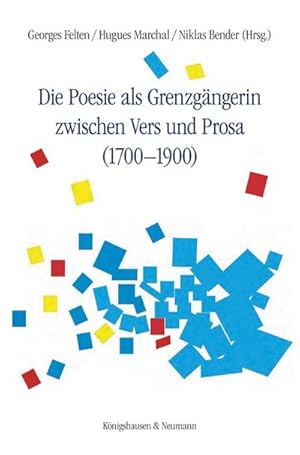 Seller image for Die Poesie als Grenzgngerin zwischen Vers und Prosa (1700-1900) for sale by Wegmann1855