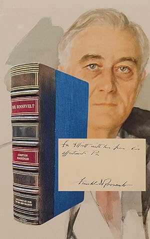Mr. Roosevelt Owned & Signed by Franklin Roosevelt to Son "Affectionate Pa" JSA