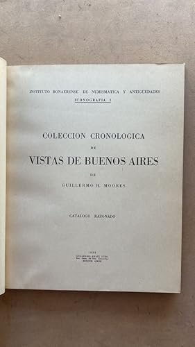 Image du vendeur pour Coleccin cronologica de vistas de Buenos Aires mis en vente par International Book Hunting