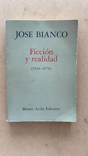 Seller image for Ficcion y realidad (1946 - 1976) for sale by International Book Hunting
