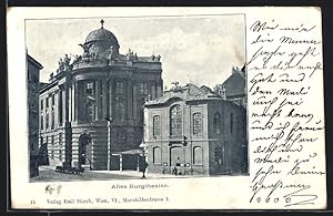 Ansichtskarte Wien, Altes Burgtheater