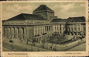 Ansichtskarte / Postkarte Berlin Charlottenburg, Deutsches Opernhaus