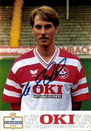 Bild des Verkufers fr Autogrammkarte Fuball, Uwe Eckel, 1. FC Kaiserslautern zum Verkauf von akpool GmbH