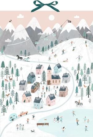 Bild des Verkufers fr Wandkalender - Winterpanorama : Mae (B/H): 38 x 52 cm, Adventskalender zum Verkauf von AHA-BUCH GmbH
