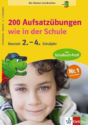 Bild des Verkufers fr Die kleinen Lerndrachen: 200 Aufsatzbungen wie in der Schule, Deutsch 2.-4. Klasse zum Verkauf von AHA-BUCH GmbH