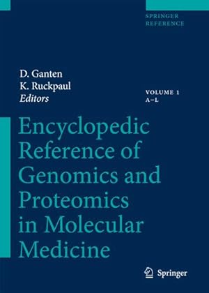 Bild des Verkufers fr Encyclopedic Reference of Genomics and Proteomics in Molecular Medicine : Volume 1: A - L. Volume 2: M - Z zum Verkauf von AHA-BUCH GmbH