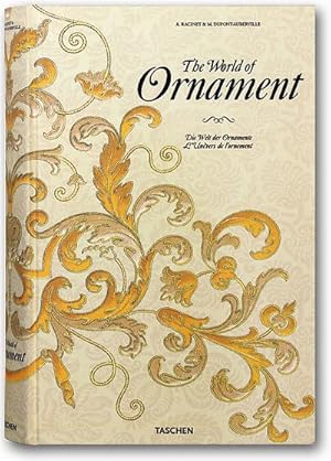 Bild des Verkufers fr The World of Ornament : Kolorierter Nachdruck von: L' Ornement polychrone (1869-1888) & L' Ornement des tissus (1877). Engl.-Dtsch.-Franzs. zum Verkauf von AHA-BUCH GmbH