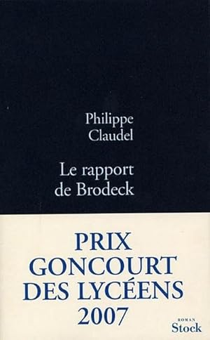 Image du vendeur pour Le rapport de Brodeck mis en vente par Rheinberg-Buch Andreas Meier eK