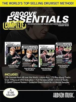 Imagen del vendedor de Tommy Igoe - Groove Essentials 1.0/2.0 Complete: Includes 2 Books, 2 Posters and Online Audio and Video : Includes 2 Books, 2 Posters and Online Audio and Video a la venta por AHA-BUCH GmbH