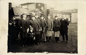 Foto Ansichtskarte / Postkarte Berlin, LKW Firma Albert Marks, 1928