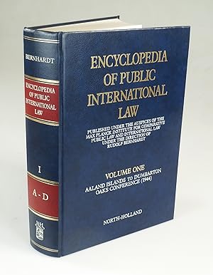 Bild des Verkufers fr Encyclopedia of Public International Law Vol. 1. zum Verkauf von Antiquariat Dorner