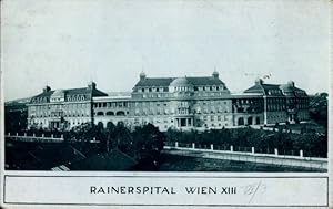 Foto Ansichtskarte / Postkarte Wien 13. Hietzing Österreich, Rainerspital