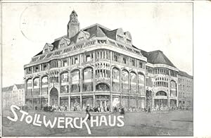 Ansichtskarte / Postkarte Köln am Rhein, Partie am Stollwerckhaus