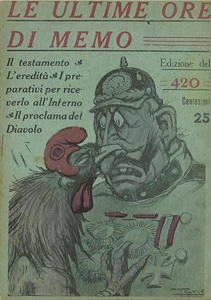 Seller image for Le ultime ore di Memo for sale by Libreria Antiquaria Pontremoli SRL