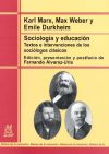 Seller image for Sociologa y educacin for sale by Agapea Libros