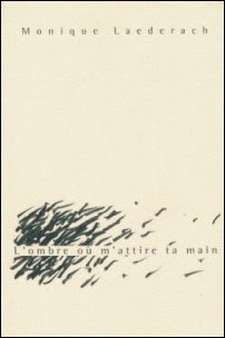 Seller image for L'ombre o m'attire ta main for sale by Librairie Le Valentin, Lausanne