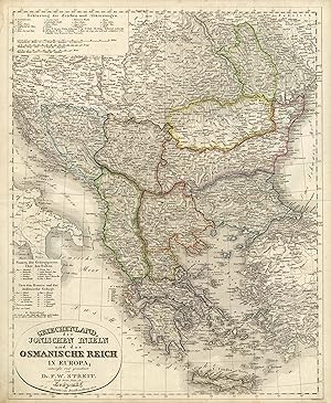 Bild des Verkufers fr Griechenland, die Jonischen Inseln und das Osmanische Reich in Europa; entworfen und gezeichnet von Dr. F.W. Streit Knigl. Preuss. Major a.D. - Leipzig, J.C. Hinrichs'sche Buchhandlung 1834. - H. Leutemann sc.':. zum Verkauf von Antiquariat Norbert Haas