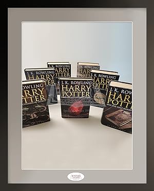 Harry Potter Series - Complete set first hardcover printings of the UK Bloomsbury Adult edition