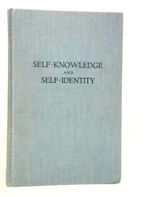 Seller image for Self-knowledge and Self-identity for sale by World of Rare Books