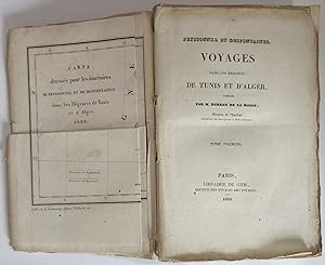 Voyages dans les Régences de Tunis et d'Alger publiés par M. Dureau de La Malle : Tome I : Relati...